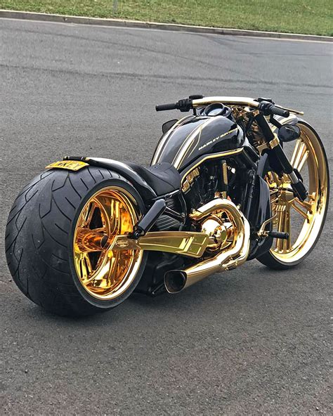 harley davidson black and gold.